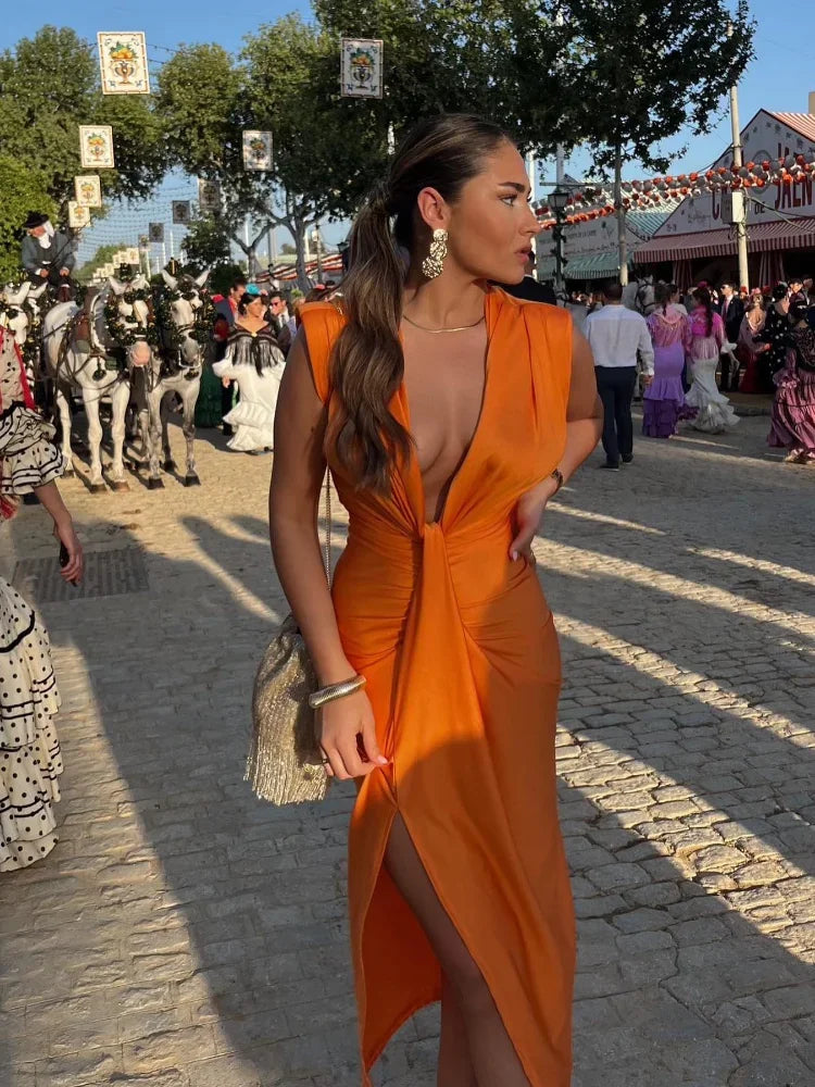 Moriah - Rochie elegantă plisată