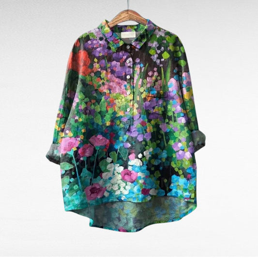 Laluna® | Bluze Clasice cu Flori