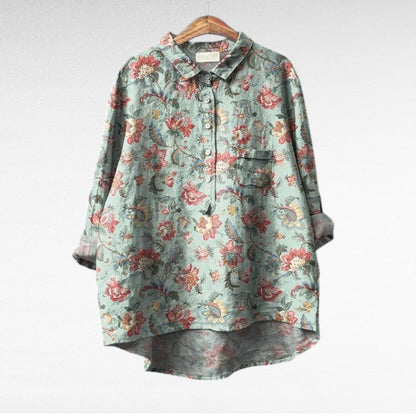 Laluna® | Bluze Clasice cu Flori