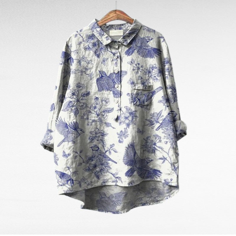 Laluna® | Bluze Clasice cu Flori