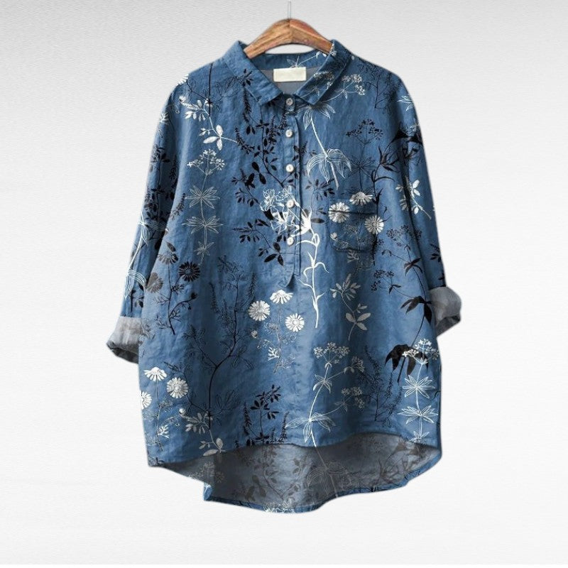 Laluna® | Bluze Clasice cu Flori