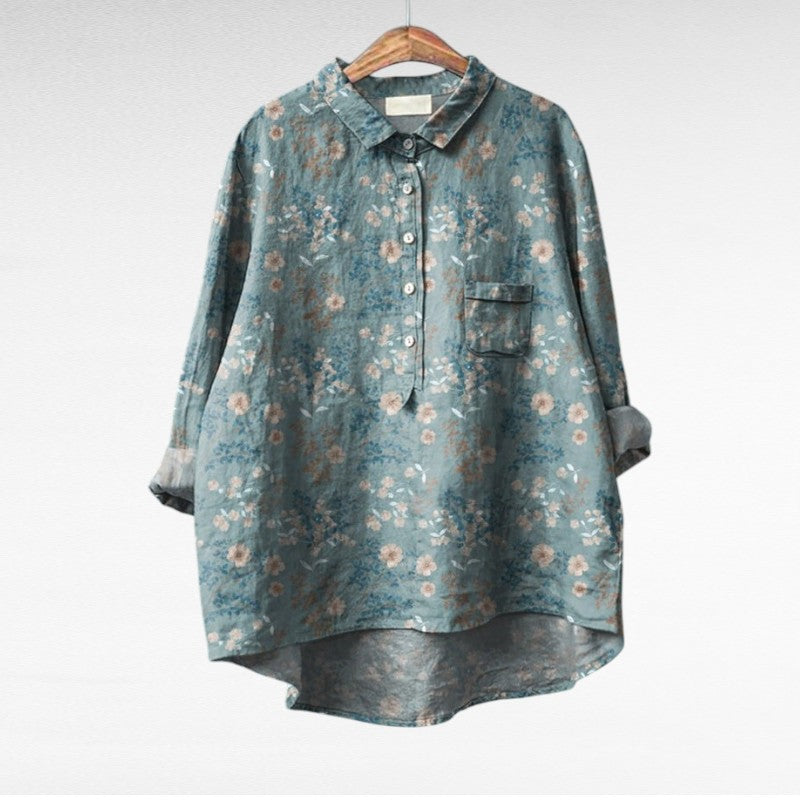 Laluna® | Bluze Clasice cu Flori