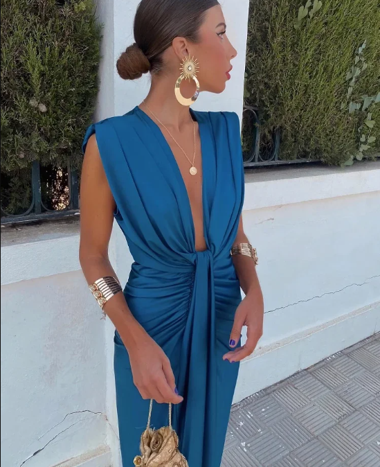 Moriah - Rochie elegantă plisată