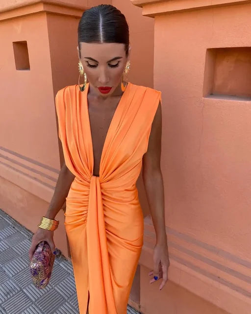 Moriah - Rochie elegantă plisată
