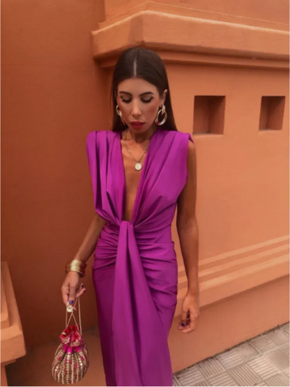 Moriah - Rochie elegantă plisată